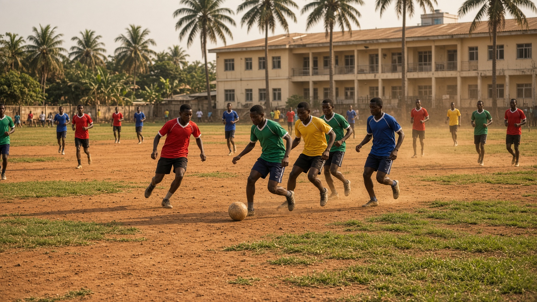 Inter-house sports field